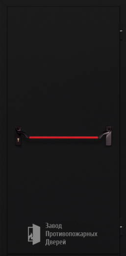 Фото двери «Однопольная глухая с антипаникой №44» в Рошале