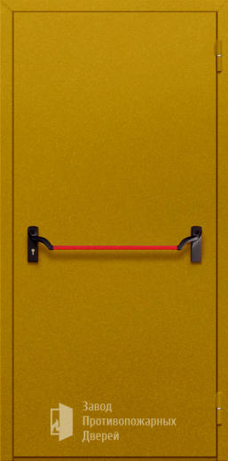 Фото двери «Однопольная глухая с антипаникой №45» в Рошале