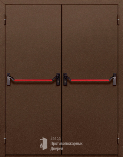 Фото двери «Двупольная глухая с антипаникой №18» в Рошале