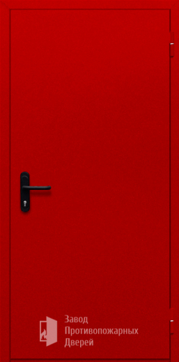 Фото двери «Однопольная глухая (красная)» в Рошале