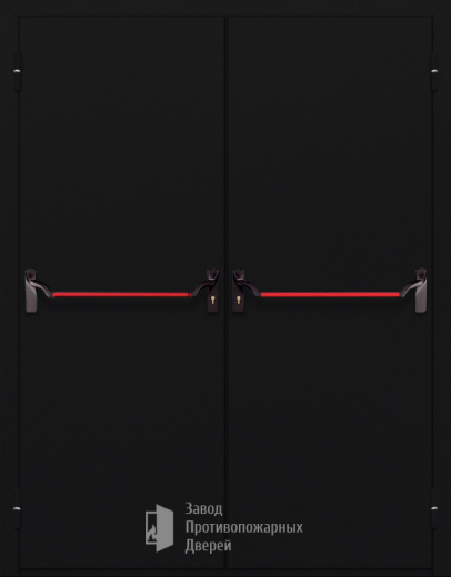 Фото двери «Двупольная глухая с антипаникой №14» в Рошале