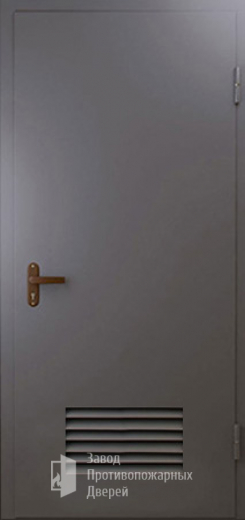 Фото двери «Техническая дверь №3 однопольная с вентиляционной решеткой» в Рошале