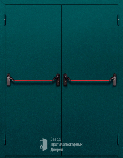 Фото двери «Двупольная глухая с антипаникой №16» в Рошале