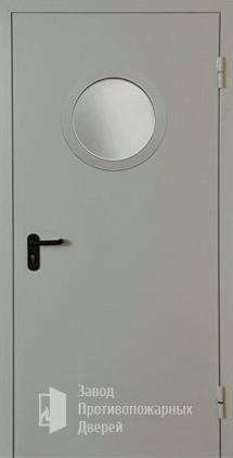 Фото двери «Однопольная с круглым стеклом EI-30» в Рошале