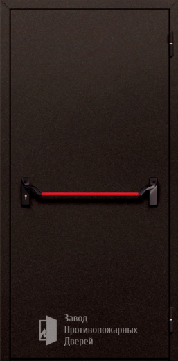 Фото двери «Однопольная глухая с антипаникой №410» в Рошале