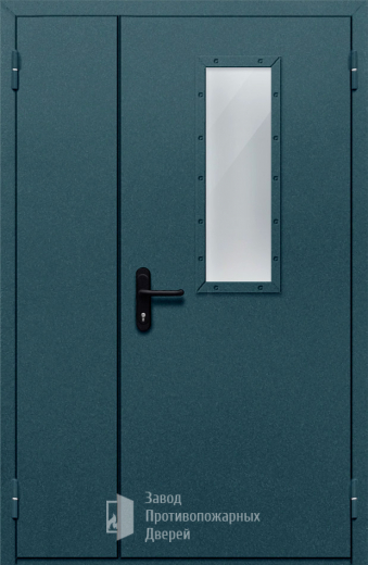 Фото двери «Полуторная со стеклом №27» в Рошале