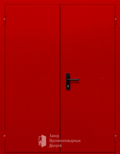 Фото двери «Двупольная глухая (красная)» в Рошале