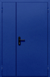 Фото двери «Полуторная глухая (синяя)» в Рошале