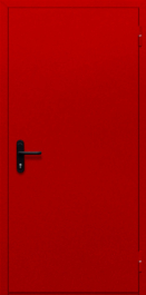Фото двери «Однопольная глухая (красная)» в Рошале