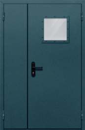 Фото двери «Полуторная со стеклом №87» в Рошале
