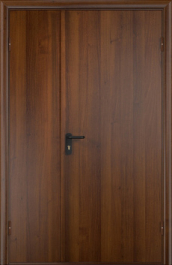 Фото двери «Полуторная МДФ глухая EI-30» в Рошале