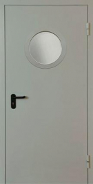 Фото двери «Однопольная с круглым стеклом EI-30» в Рошале