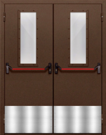 Фото двери «Двупольная с отбойником №37» в Рошале