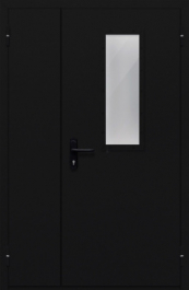 Фото двери «Полуторная со стеклом №24» в Рошале