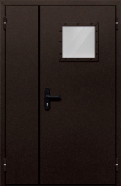 Фото двери «Полуторная со стеклом №810» в Рошале