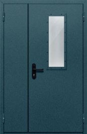 Фото двери «Полуторная со стеклом №27» в Рошале