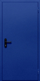 Фото двери «Однопольная глухая (синяя)» в Рошале
